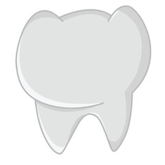 Science of hand drawn vector Healthy And Strong Teeth Clipart.