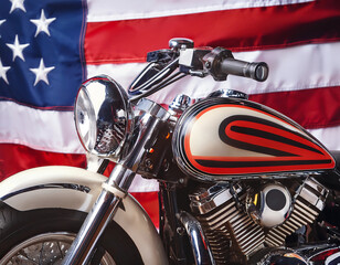 Fototapeta premium vintage american motorcycle
