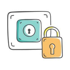 secure socket icon, secure socket vector illustration-simple illustration of secure socket, perfect for secure socket logos and icons