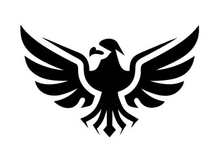Obraz premium for eagle logo vector design 