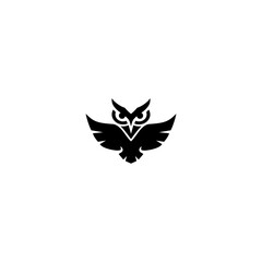 Obraz premium owl logo vector
