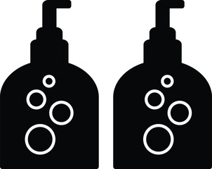 Bottle vector shape. soap bottle - shampoo bottle - Liquid soap - shower gel - lotion.