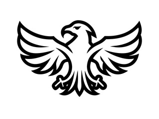 Obraz premium eagle bird logo vector desigen 