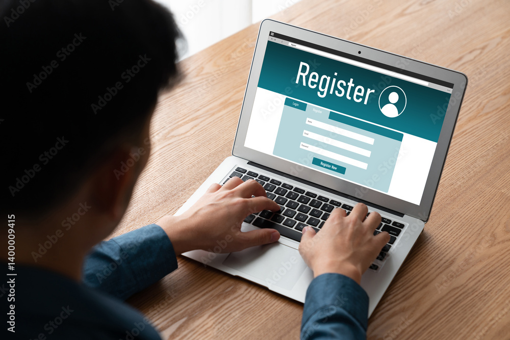 Poster online registration form for modish form filling on the internet website