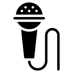 Karaoke Microphone Icon