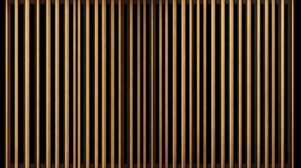 Obraz premium Wooden slat faade with evenly spaced vertical lines allowing airflow and diffused sunlight