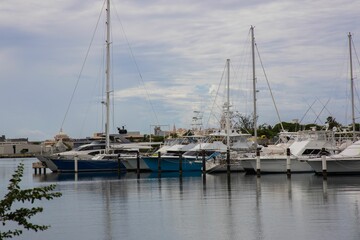 Obraz premium Harbor calm before the storm