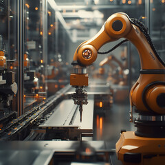 Automation progress in business devices industrial environment digital transformation advanced technology
