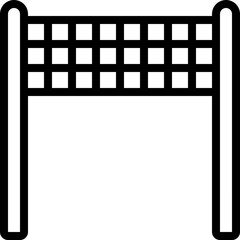 Obraz premium Race Finish Line Icon