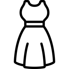 Formal Party Dress Icon