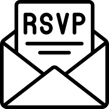 RSVP Invitation Letter Icon