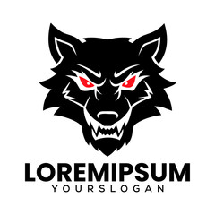 Wolf Silhouette Logo Fox Black Logo For Business