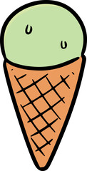 Illustration of ice cream
