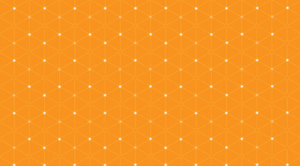 Pattern background with hexagonal, circular, triangle shape   Texture background   Geometric line template with light for cover, decoration, fabric   Elegant premium design with orange white color © Mustakim0064