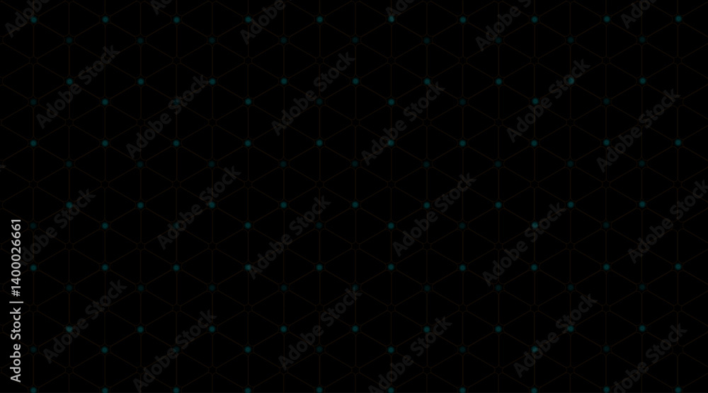 Poster pattern background with hexagonal, circular, triangle shape | texture background | geometric line te