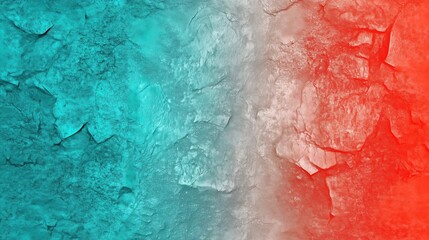 Stunning Abstract Textured Background with Turquoise and Red Color Gradients Evoking Modern Art Vibes