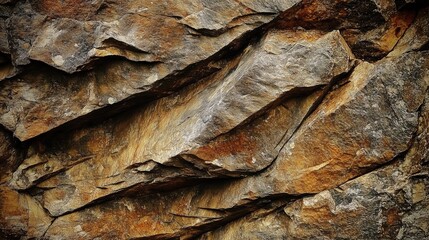 Textured Rock Surface Highlighting Natural Layers and Earthy Tones