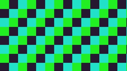 Checkered pattern of vibrant squares