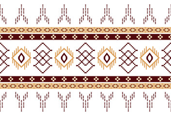 embroidery abstract Traditional geometric ethnic fabric pattern ornate elements with ethnic patterns design for textiles, rugs, clothing, sarong, scarf, batik, wrap, embroidery, print, curtain, carpet