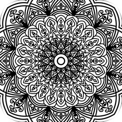 abstract seamless pattern with flowers