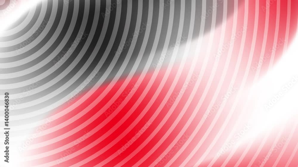 Poster abstract vector art illustration featuring colorful swirling lines and circles in a 3d motion design