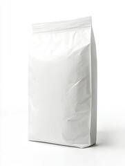 Plain White Package: A versatile container for various products, waiting to be branded and filled. Clean design.
