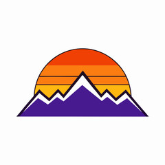 vector illustration of mountain