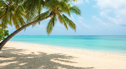 Palm's Embrace, Azure Dream AI Generated