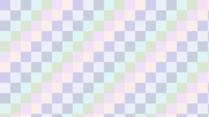 Pastel checkered pattern background