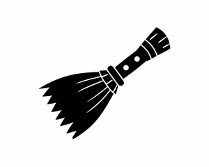 creative details Broomstick Icon Vector Illustration