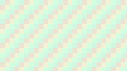 Pastel checkerboard pattern.  Delicate, light-toned squares arranged in a repeating grid.  Soft, muted colors of mint green and beige create a calming visual effect