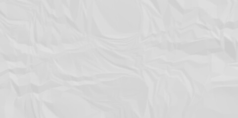 White crumpled paper texture. White wrinkled paper texture. White paper texture. White crumpled and top view textures can be used for background of text or any contents.	
