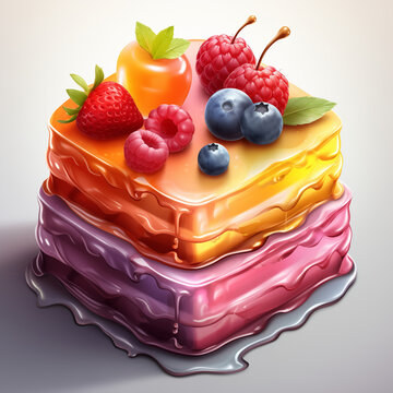 pancakes with berries and cream fantasy