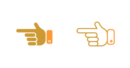 Hand Pointer Icon Design