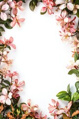 Fototapeta premium blank techno invitation frame border 