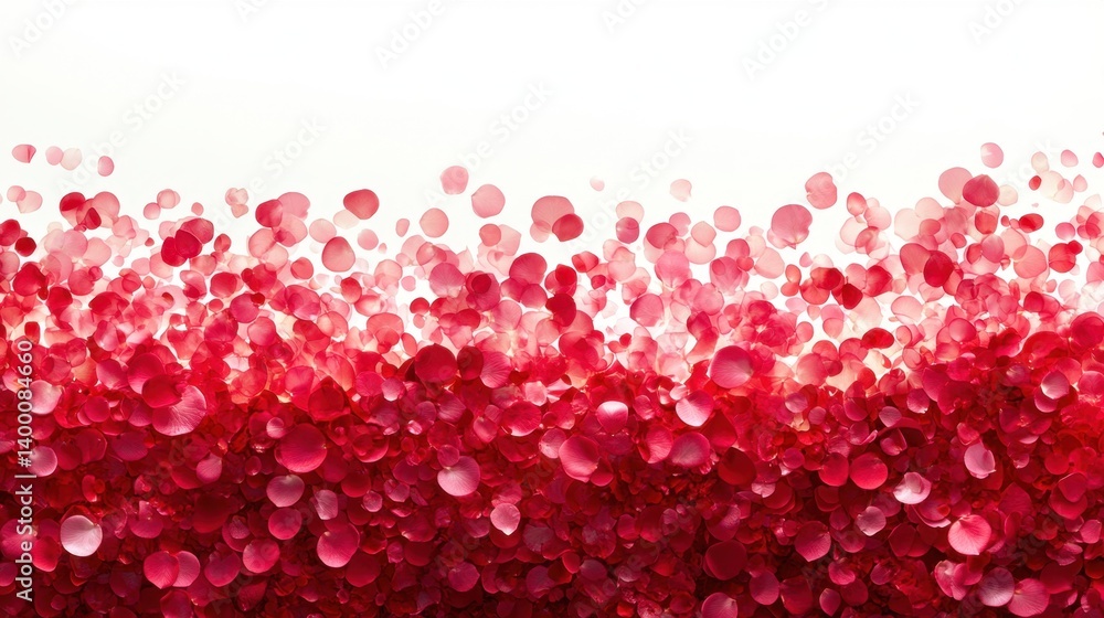 Poster a vibrant field of red and white balloons captured in a close-up displaying a playful atmosphere and