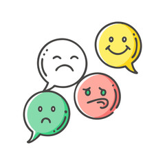 sentiment analysis icon, sentiment analysis vector illustration-simple illustration of sentiment analysis, perfect for sentiment analysis logos and icons