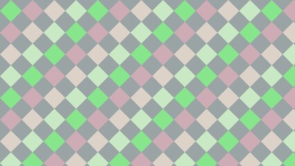 Geometric rhombus pattern in light pastel shades