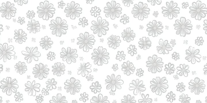 Seamless small flower pattern step repeating