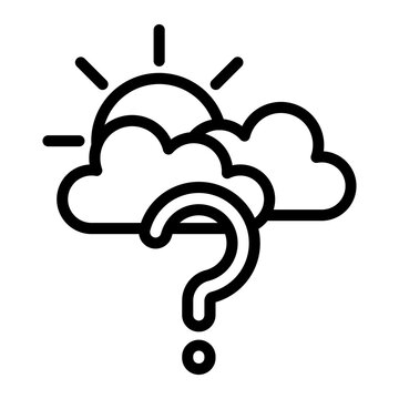 Unknown Vector Line Icon Design