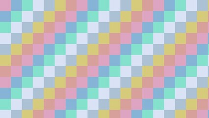 Pastel-colored checkered pattern