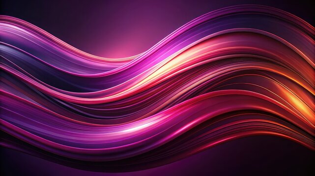 Abstract pink and purple backgrounds with glowing lines design
