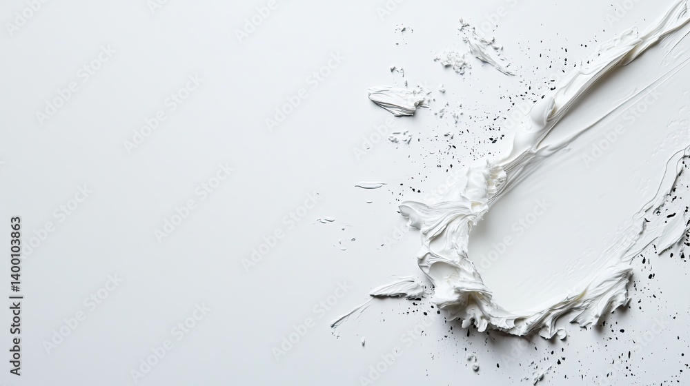 Poster creative white background art with texture minimalist style abstract design studio setting