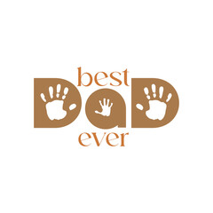 dad logo design with geometry