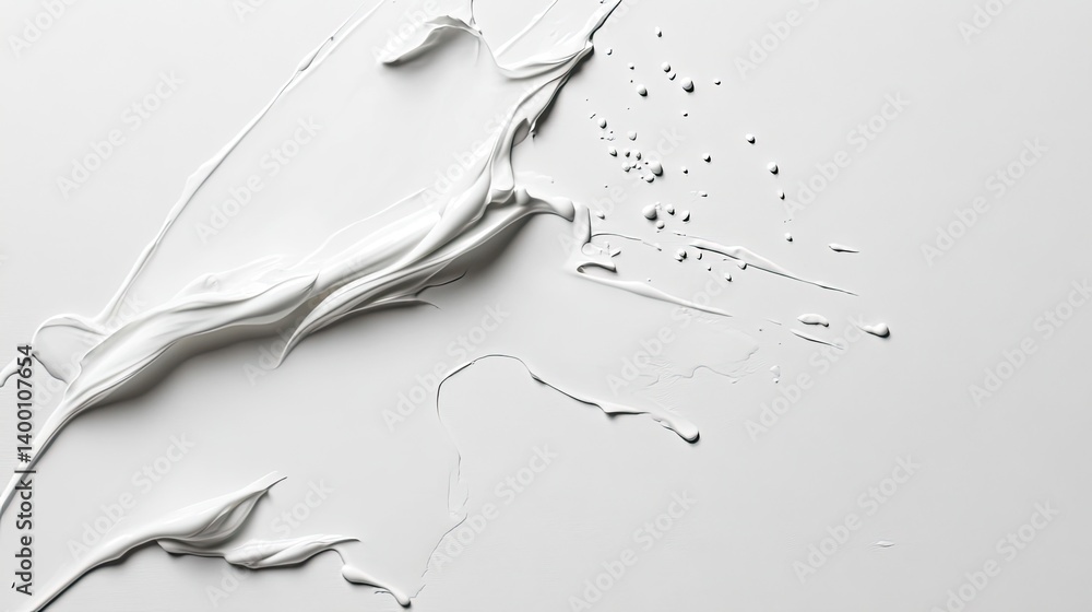 Poster artistic texture creation white background abstract visuals studio environment close-up viewpoint