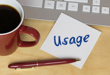 usage	
