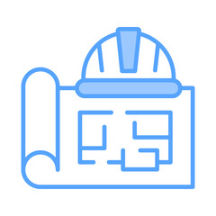 Architecture Blue Icon
