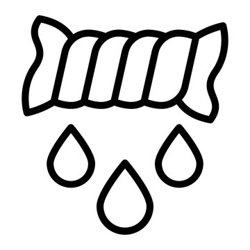 Wring Vector Line Icon Design
