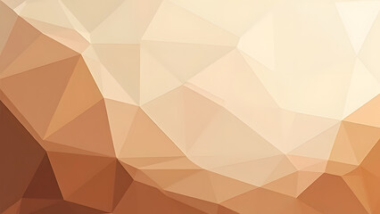 Dynamic abstract image of polygonal patterns in earthy tones graphic design