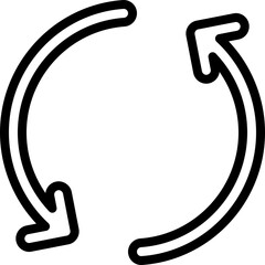Two Cycle Arrows Icon
